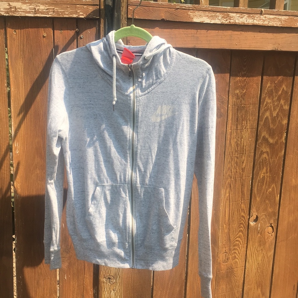 Nike boat neck zip up